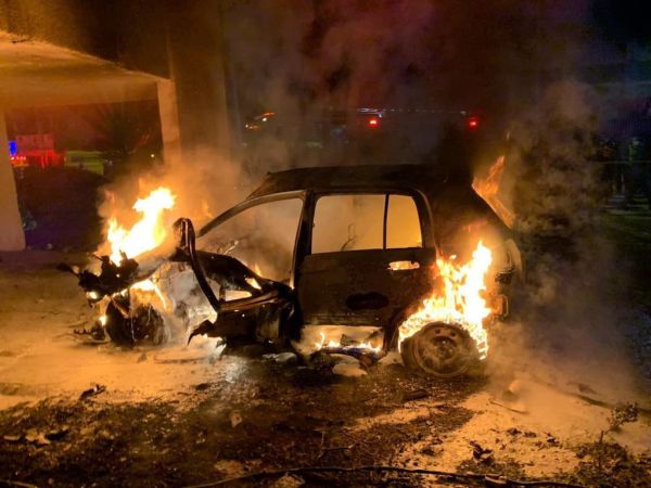 פצוע קשה מפיצוץ רכב בצומת מגידו