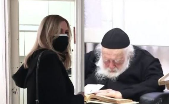 אילה חסון בתיעוד נדיר של הרב קנייבסקי. צפו