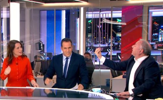 1 מול 4| אש באולפן חדשות 13: "אתה משקר". צפו