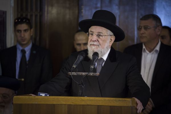 הרב לאו: "אני מרגיש מעולה, אין לי תסמינים"