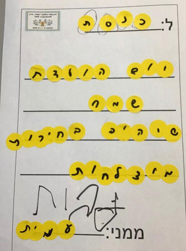 הברכות המיוחדות של ילדי חינוך מיוחד לכבוד הכנסת