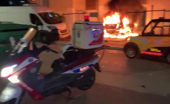 יבנה: נפתחה חקירה בעקבות פיצוץ ברכב חונה