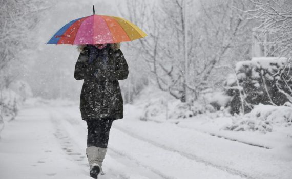 היום של הסופה: משעות הצהריים שלג בירושלים