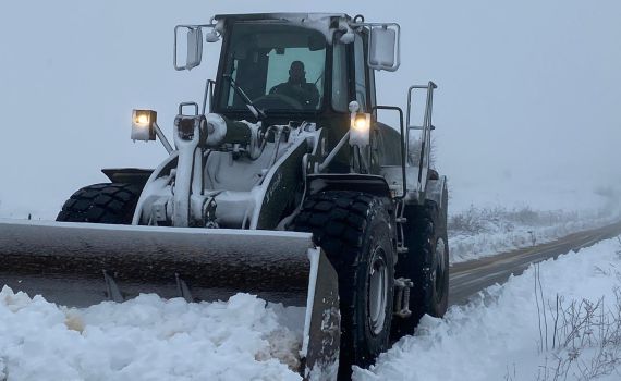 סופה בארה"ב: עשרות ס"מ של שלג והפסקות חשמל