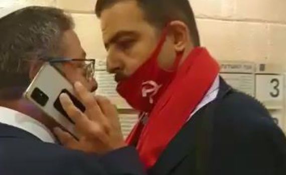 צפו: פעילי המשותפת תקפו את בן גביר בכנסת