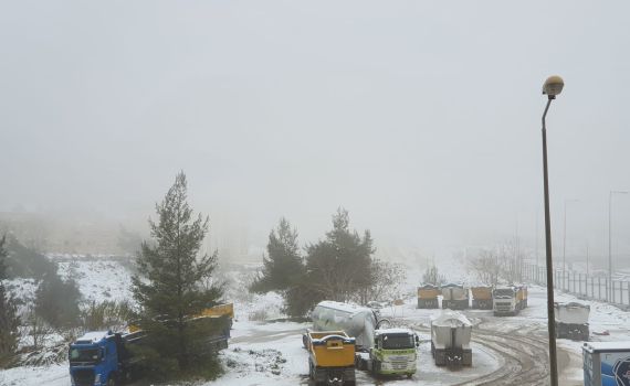 שלג כבד ברחבי הארץ; עשרות כבישים נחסמו