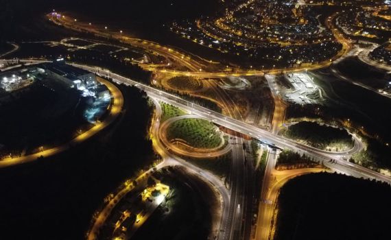 עיר עוטפת אור: בירושלים הותקנה תאורת LED