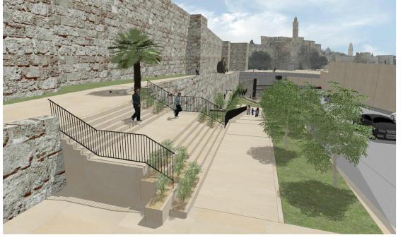 שער יפו מתחדש: כך תראה הכניסה לעיר העתיקה