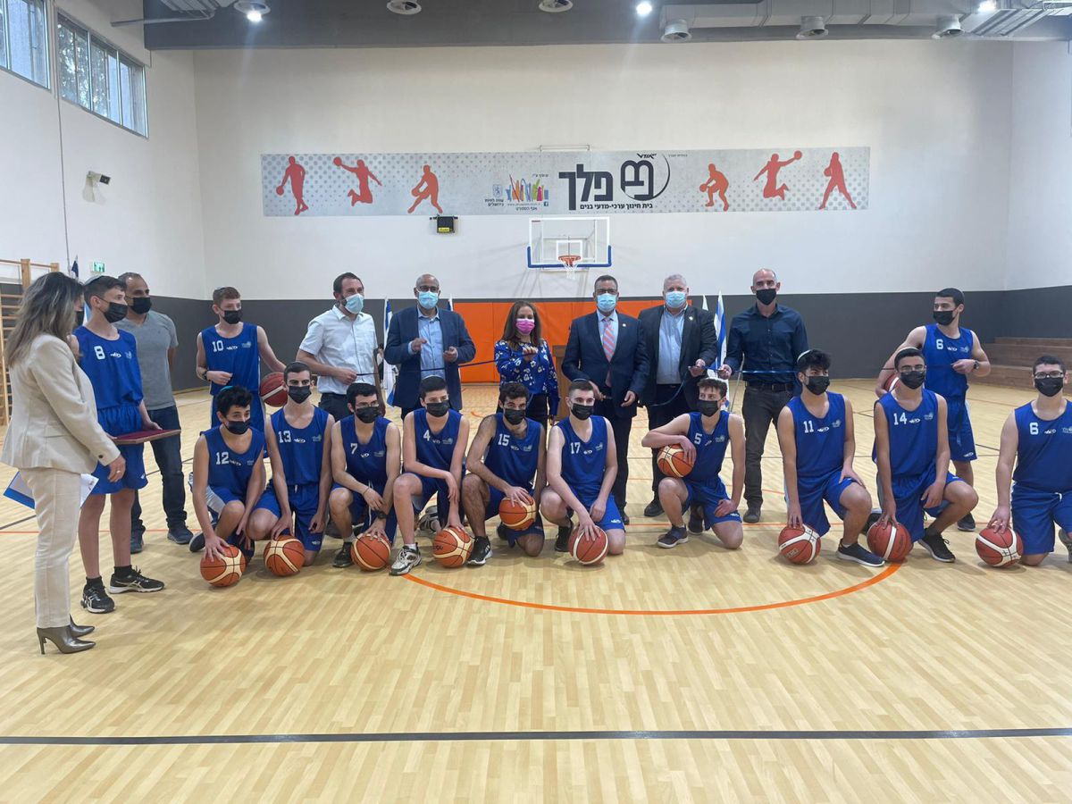 אחרי שנתיים: אולם ספורט חדש נחנך באורט פלך