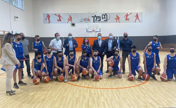 אחרי שנתיים: אולם ספורט חדש נחנך באורט פלך