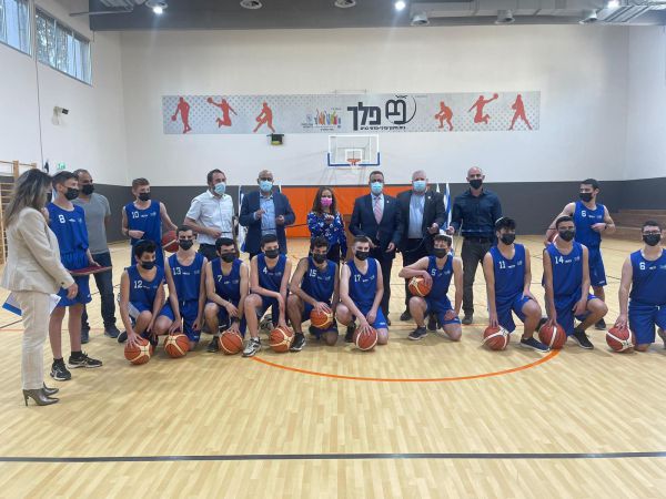 אחרי שנתיים: אולם ספורט חדש נחנך באורט פלך