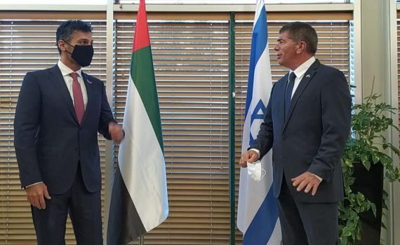 צפו: שגריר איחוד האמירויות בפגישה ראשונה עם הנשיא