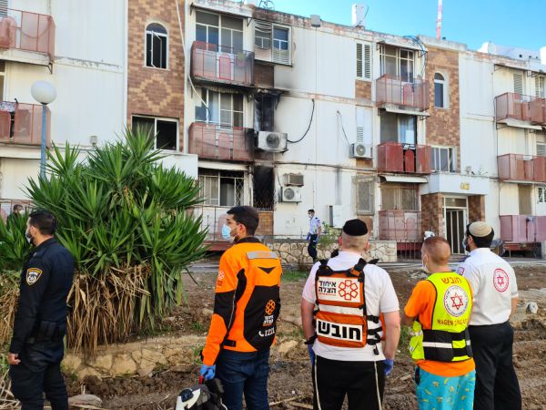 קרית גת: גבר כבן 40 נספה בשריפה בדירתו