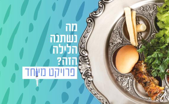 "חגגנו את ליל הסדר לבד אבל הכי ביחד"