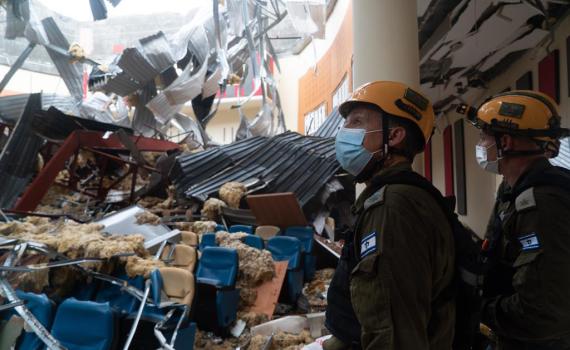 צפו: הרמטכ"ל בשיחה עם צוות הסיוע בגינאה המשוונית