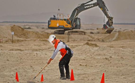 צפו: כך נראה פינוי שדה מוקשים בבקעת הירדן