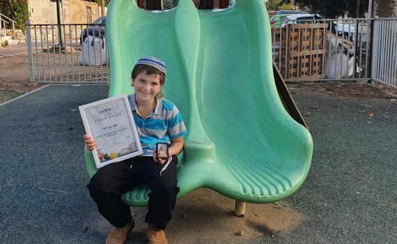 ילד סרוג מצא פסלון ייחודי מתקופת המקרא