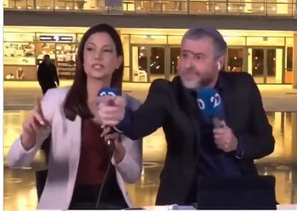 בושה: מפגיני שמאל הפריעו לשידור בערוץ 20 • צפו: