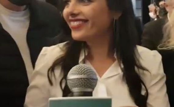 צפו: איילת שקד מתקבלת במטה ימינה