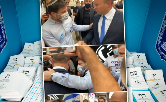 בצלאל סמוטריץ ונפתלי בנט נפגשו – ולחצו ידיים | צפו: