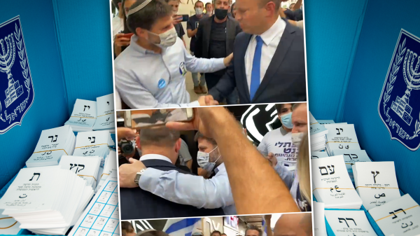 בצלאל סמוטריץ ונפתלי בנט נפגשו – ולחצו ידיים | צפו: