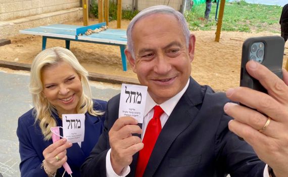 נתניהו הצביע: "זה יום חג לישראל, שמחה וחיוכים"