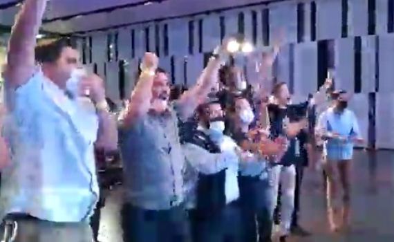 צפו: מטה הציונות הדתית חוגג את תוצאות המדגמים