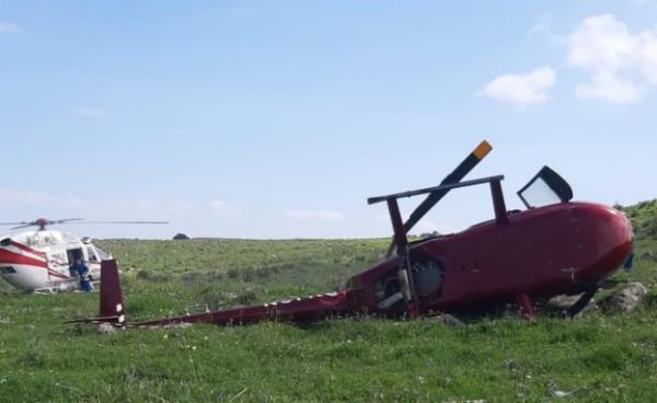 חדשות השבת: ארבעה נפצעו מהתרסקות מסוק