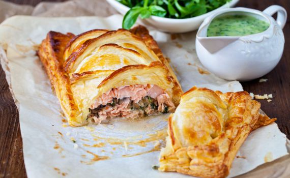 טעים ומהיר: ארוחת שבת שלמה בבצק עלים