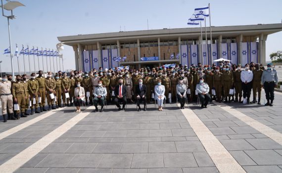 מצטייני צה"ל בכנסת: "מעוררי השראה"