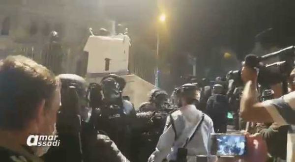 צפו: עוד לילה של עימותים קשים בשער שכם