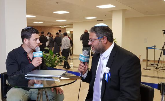 בן גביר באולפן סרוגים: "סער ובנט בואו הביתה"