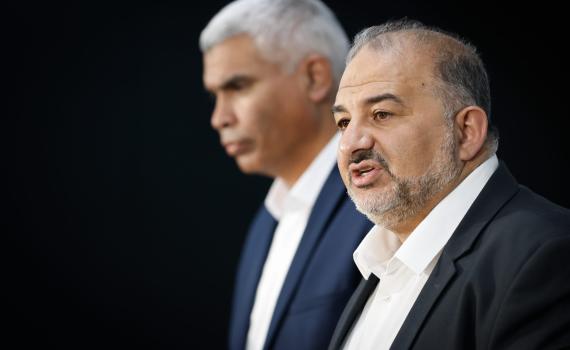 ממשלה הנתמכת על ידי ערבים?! זה חילול השם