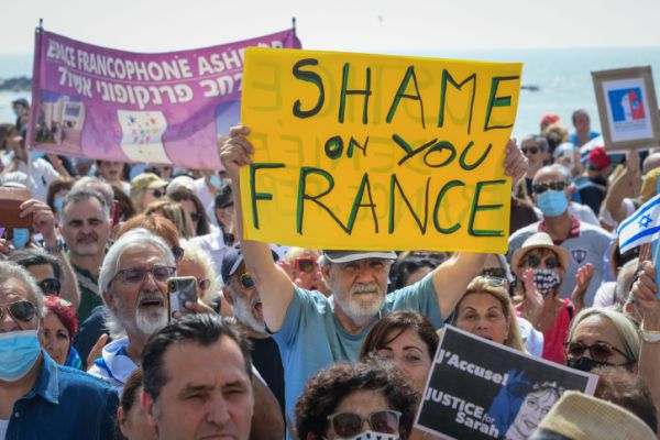 זעם בצרפת: אלפי מפגינים על זיכוי רוצח שרה חלימי