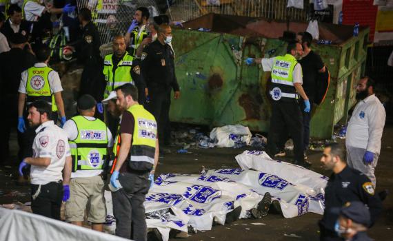 הפייק המביך של איראן: תמונה מאסון מירון כ"הרוגים מטיל"