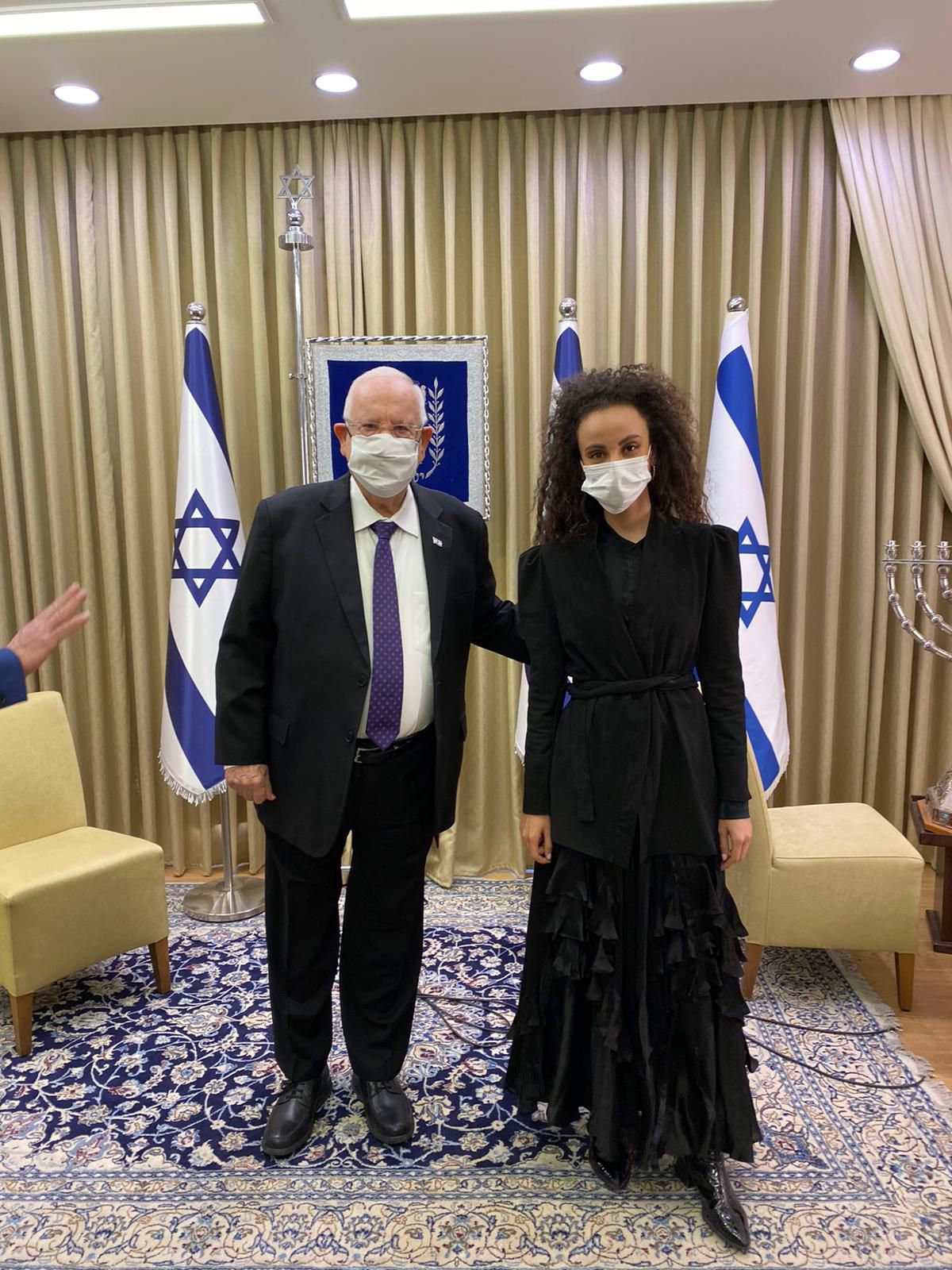 הפגישה המרגשת של יובל דיין בבית הנשיא