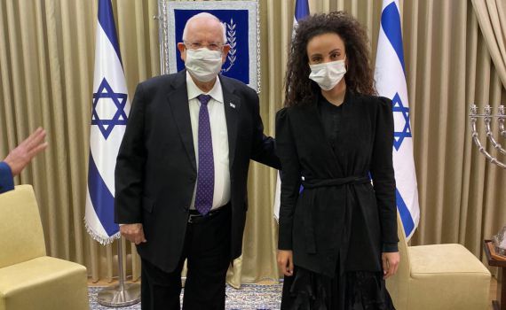 הפגישה המרגשת של יובל דיין בבית הנשיא