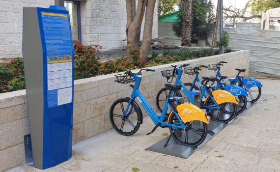 הושק אתר האינטרנט של מיזם השכרת האופניים בירושלים