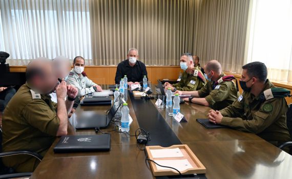 גנץ: עלינו להמשיך במוכנות לאפשרות של הסלמה