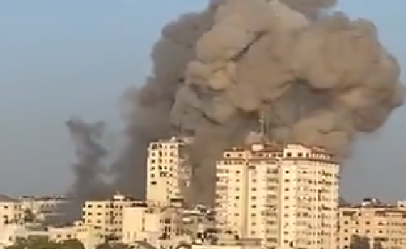 תקיפות צה"ל בעזה: מגדל קרס, 6 מחבלים חוסלו • צפו