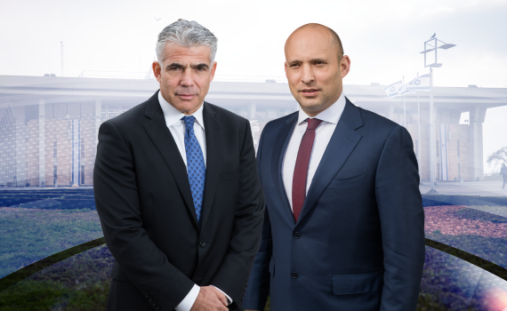 בנט ולפיד סיכמו: לא יקדמו נושאים שבמחלוקת