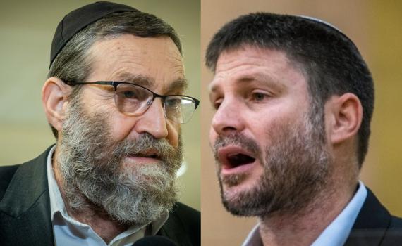 סמוטריץ' במתקפה קשה על גפני: "ככלב השב אל קיאו"