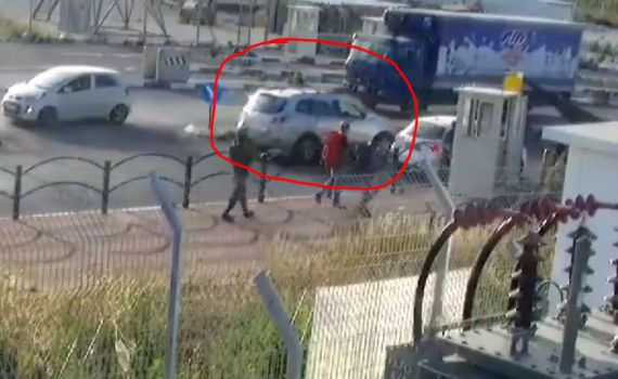 עוצר, יורה ונמלט: תיעוד פיגוע הירי בצומת תפוח.צפו