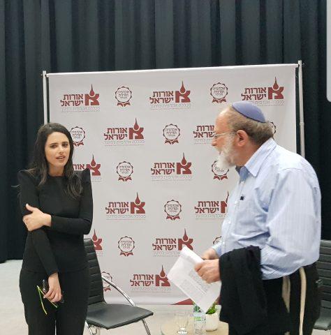 הרב סדן לוחץ על ימינה: תיק החינוך לאיילת שקד