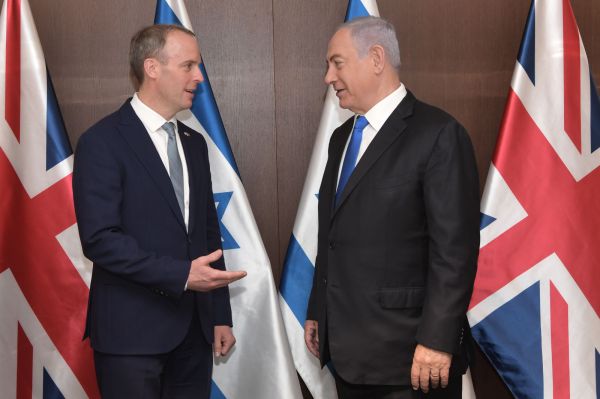 נתניהו לשר החוץ הבריטי: "מודים על התמיכה במבצע"