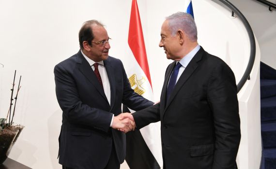 נתניהו נפגש עם ראש המודיעין של מצרים