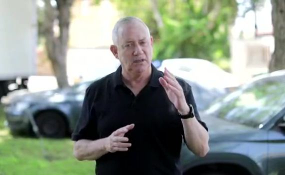 גנץ למשלחת האמריקנית: "המטרה היא להביא לשקט"