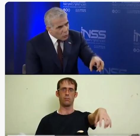 עלה בידיו: נדב נווה ממחיז את הידיים של יאיר לפיד