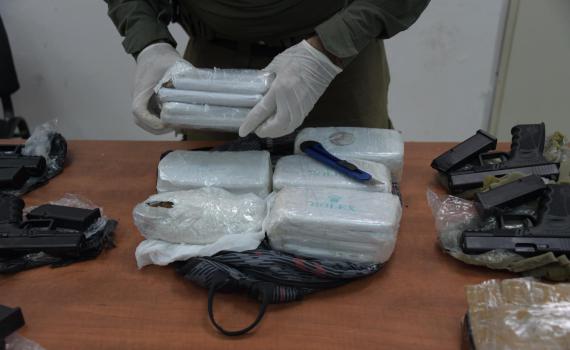 נתפסה הברחה ענקית של אמל"ח וסמים מלבנון