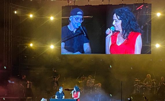 צפו: ראינו את רמי וריטה יחד על הבמה אחרי 20 שנה